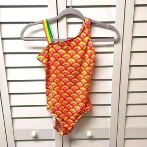 Lands’ End Girls Sport One Piece Swimsuit - Size 10